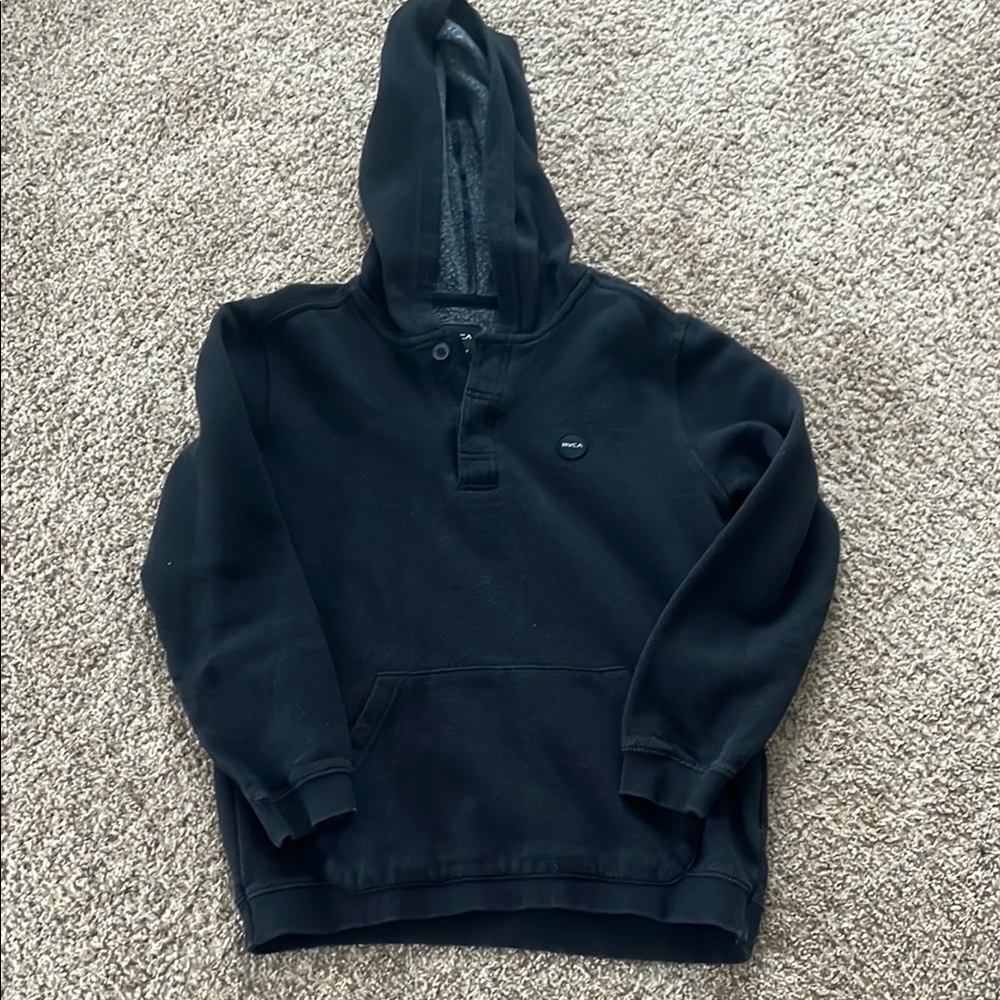 RVCA Boys - Lupo Hooded Henley Sweatshirt